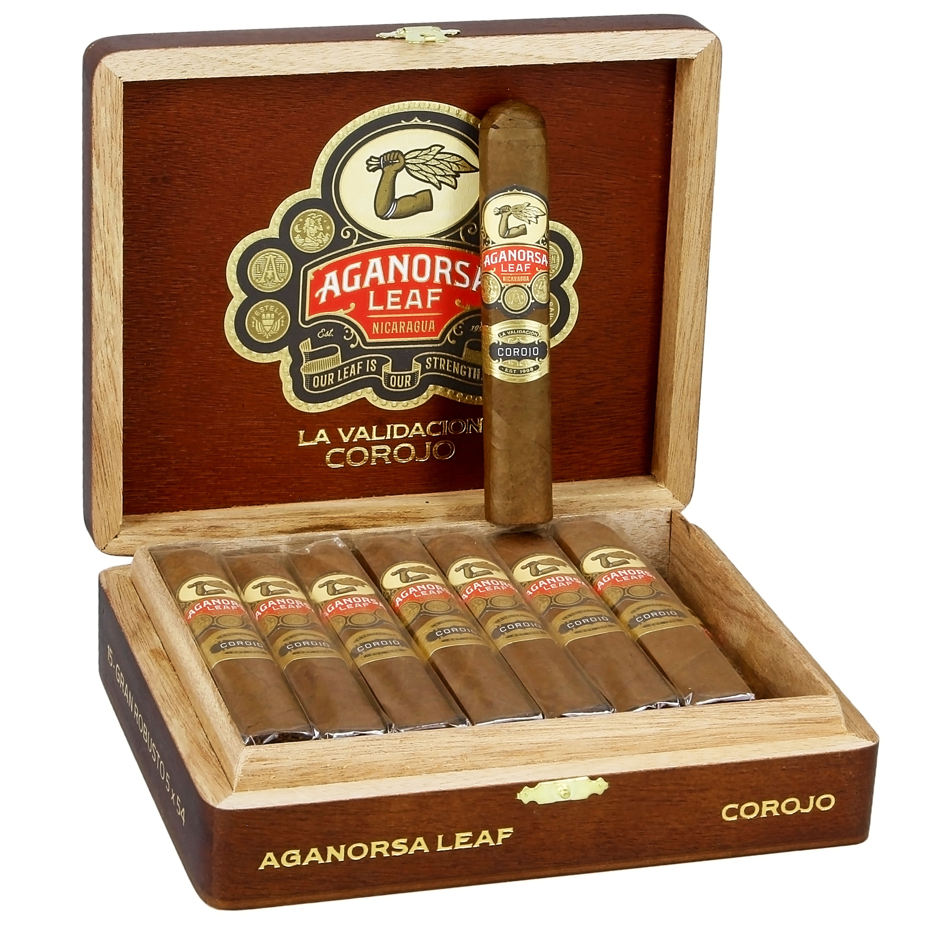VALIDACION COROJO GRAN ROBUSTO 5 X 54 CAJA DE 15